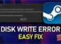 How to fix Steam disk write error Cover